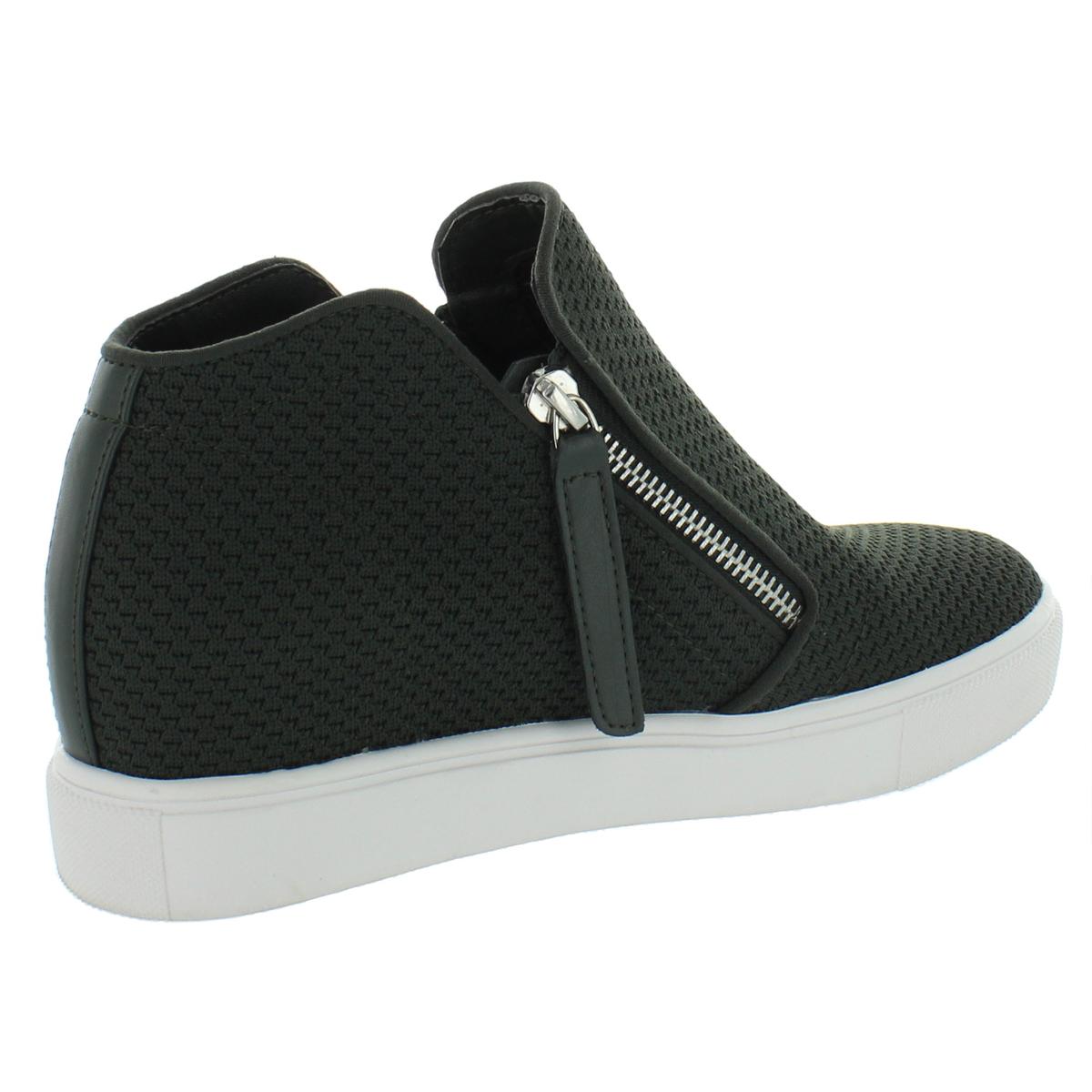 Steve Madden Click Womens Knit Slip On Wedge Sneaker