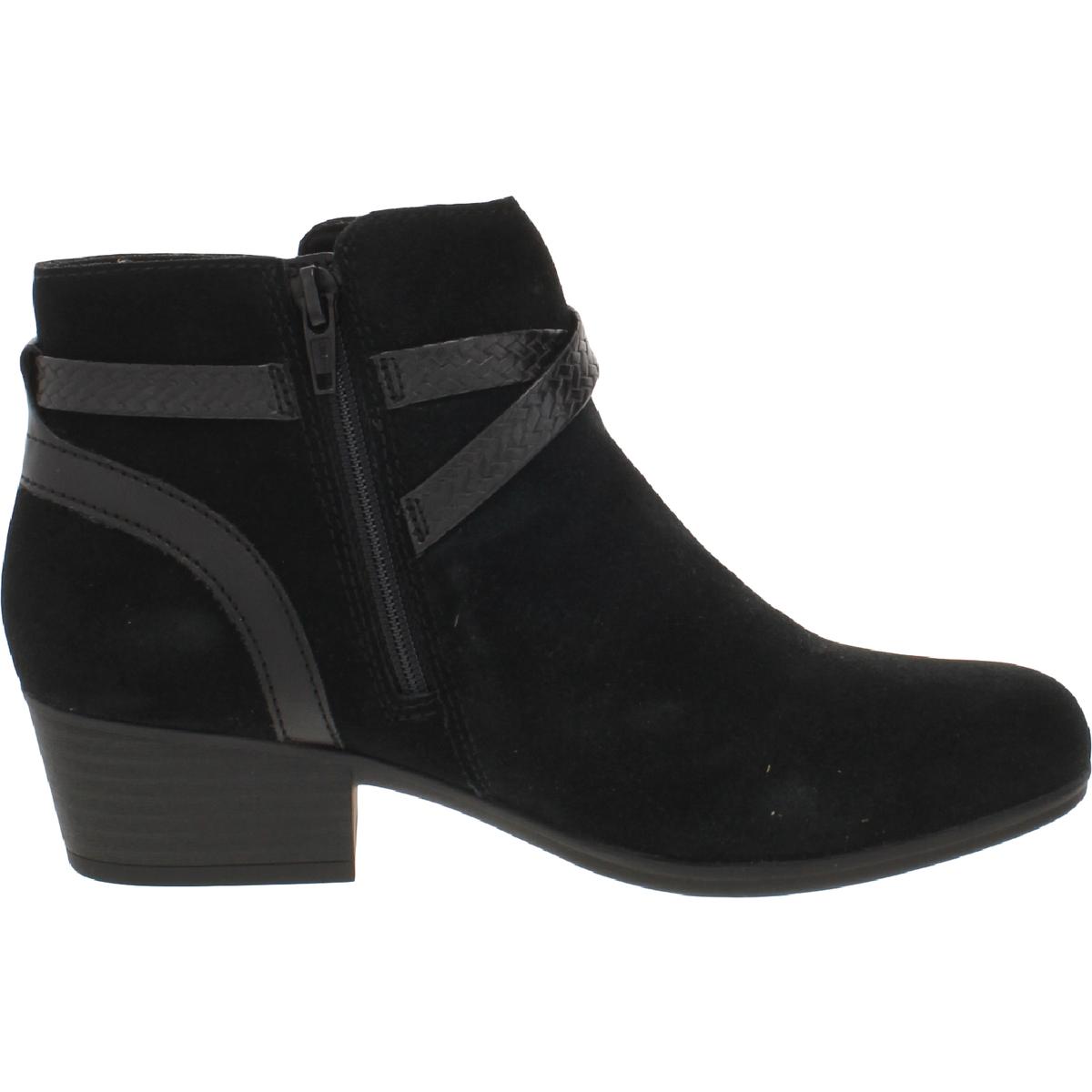 Clarks Adreena Hi Womens Suede Round Toe Ankle Boots