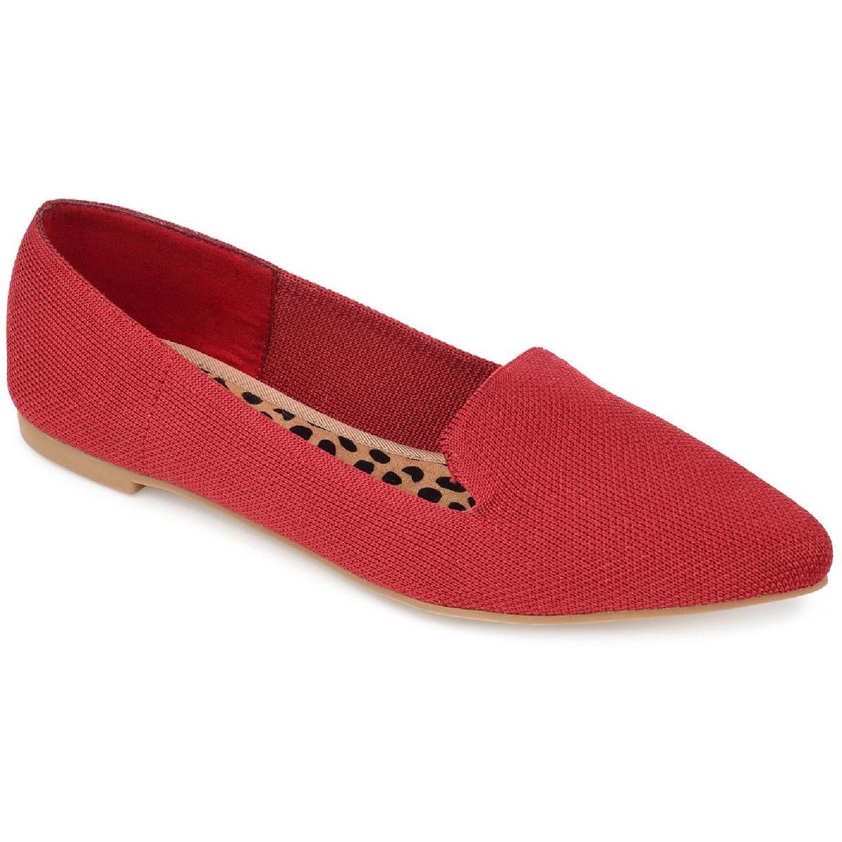Journee Collection Vickie Womens Knit Slip On Loafers