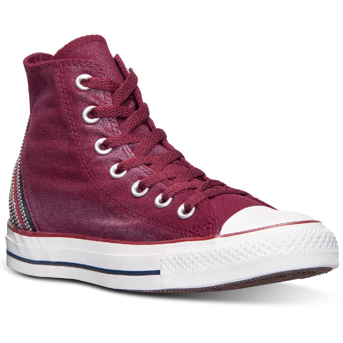 Converse Chuck Taylor All Star Tri-Zip Sparkle Wash Womens Canvas High Top  Casual and Fashion Sneakers