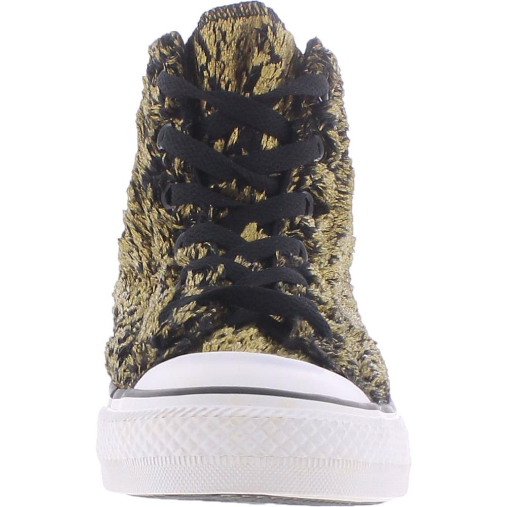 Converse Chuck Taylor Hi Womens Faux Fur High Top Casual and Fashion Sneakers