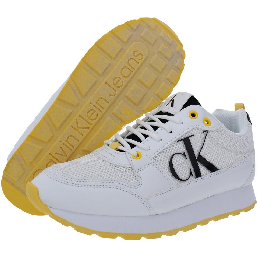 unclear Do well () colony Calvin Klein Womens Mesh Logo Casual and Fashion Sneakers