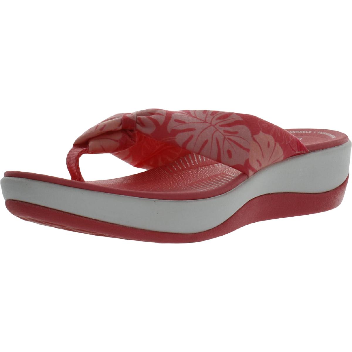 Cloudsteppers by Clarks Arla Glison Womens Printed Flip Flop Thong Sandals