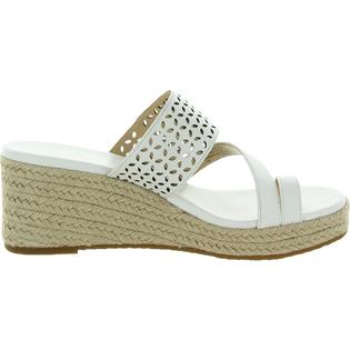 Michael Kors Sidney Womens Leather Toe Loop Wedge Sandals