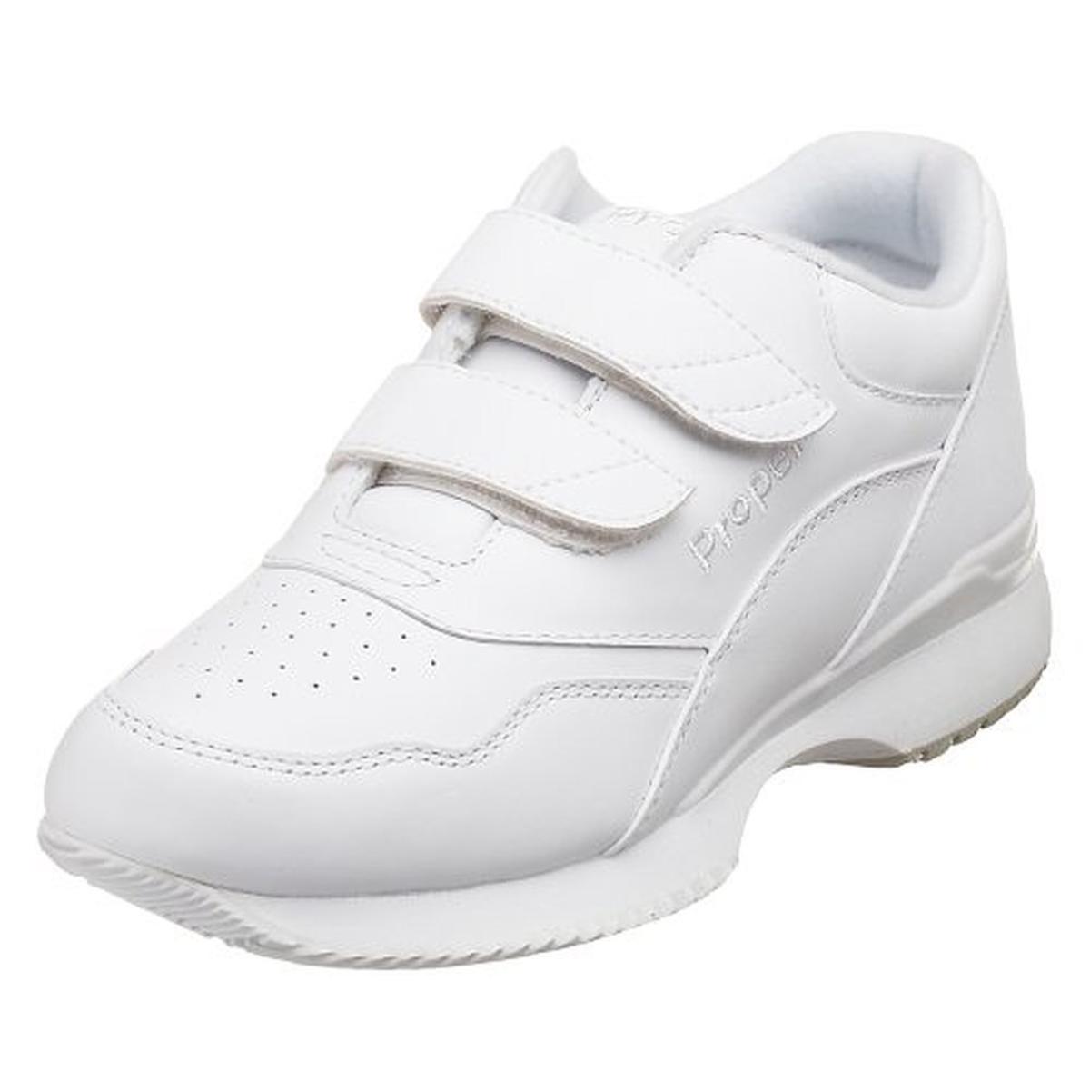 Propet Tour Walker Strap Womens Leather Trainers Walking Shoes