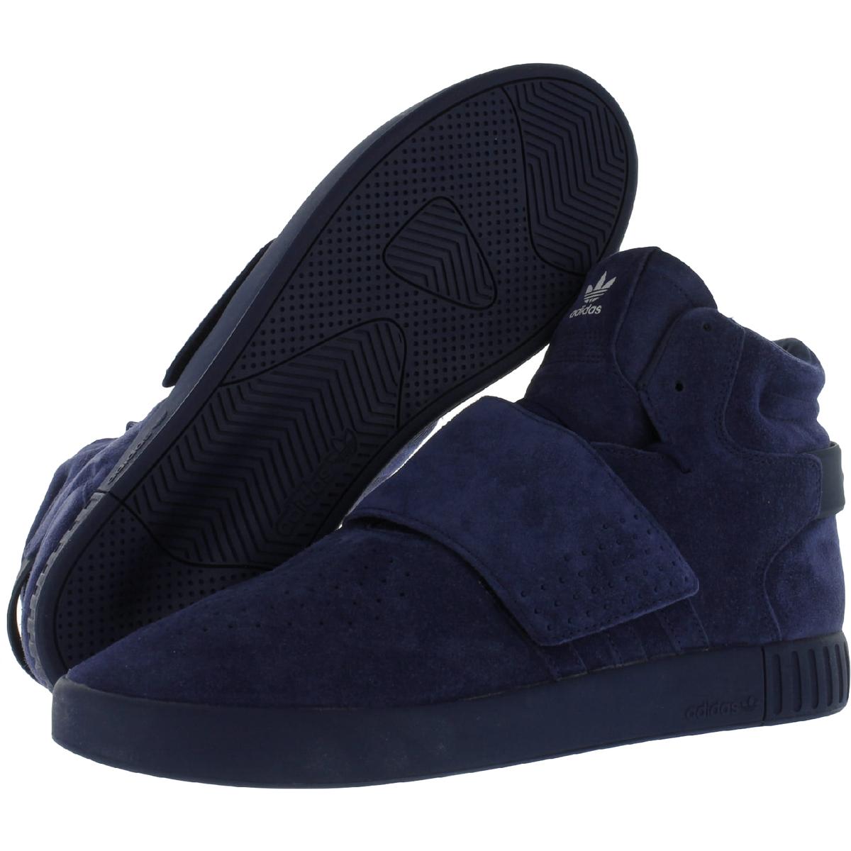 Adidas Tubular Invader Strap Mens Suede High Top Casual and Fashion Sneakers