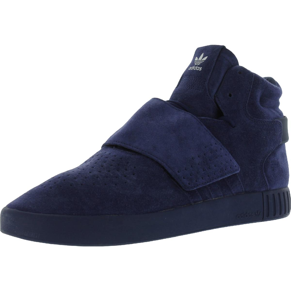 Adidas Tubular Invader Strap Mens Suede High Top Casual and Fashion Sneakers