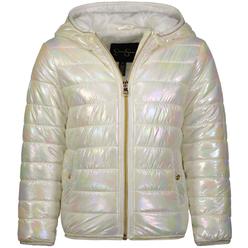 Jessica Simpson Girls Quilted Hooded Puffer Jacket