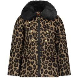 Jessica Simpson Girls Faux Fur Cold Weather Wool Coat