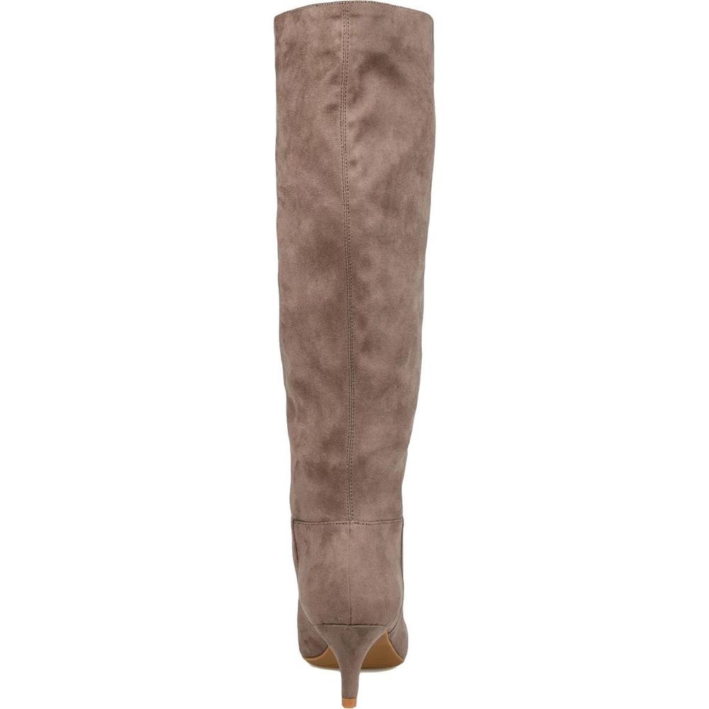 Journee Collection Vellia Womens Faux Suede Extra Wide Calf Knee-High Boots
