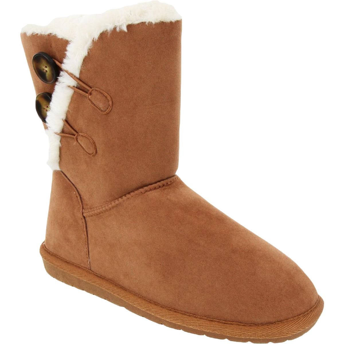 Sugar Marty Womens Faux Suede Cold Weather Winter & Snow Boots