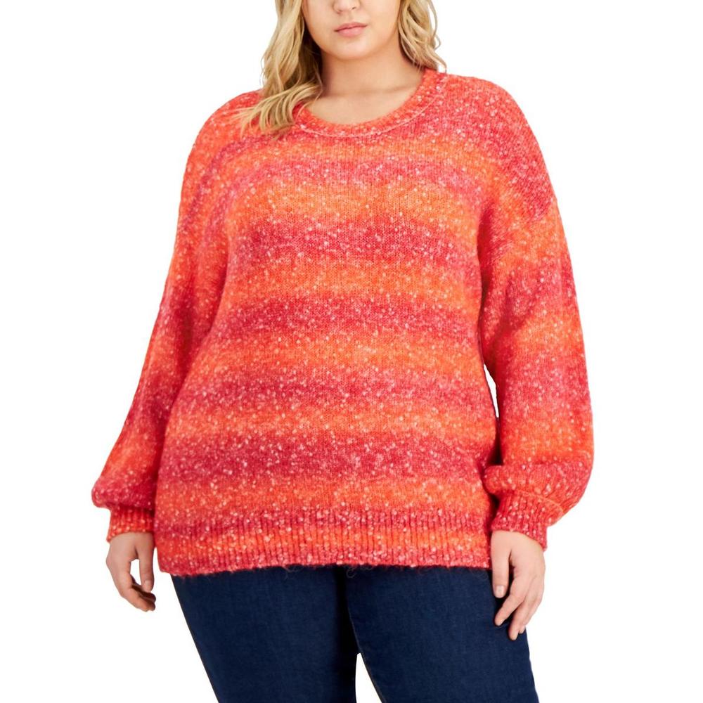 Calvin Klein Womens Wool Blend Crewneck Pullover Sweater