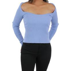 Jonathan Simkhai Jayline Womens Stretch Scoop Neck Pullover Sweater