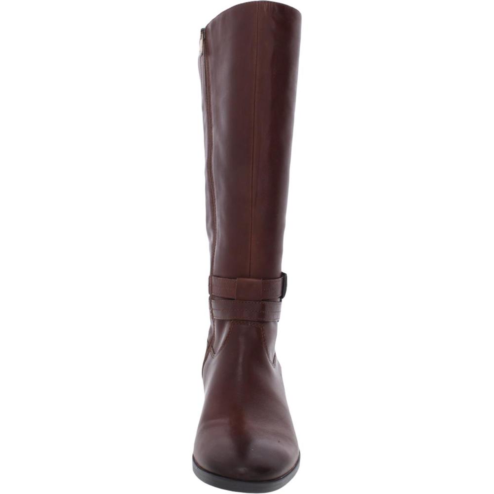 Naturalizer REID Womens Leather Wide Calf Knee-High Boots