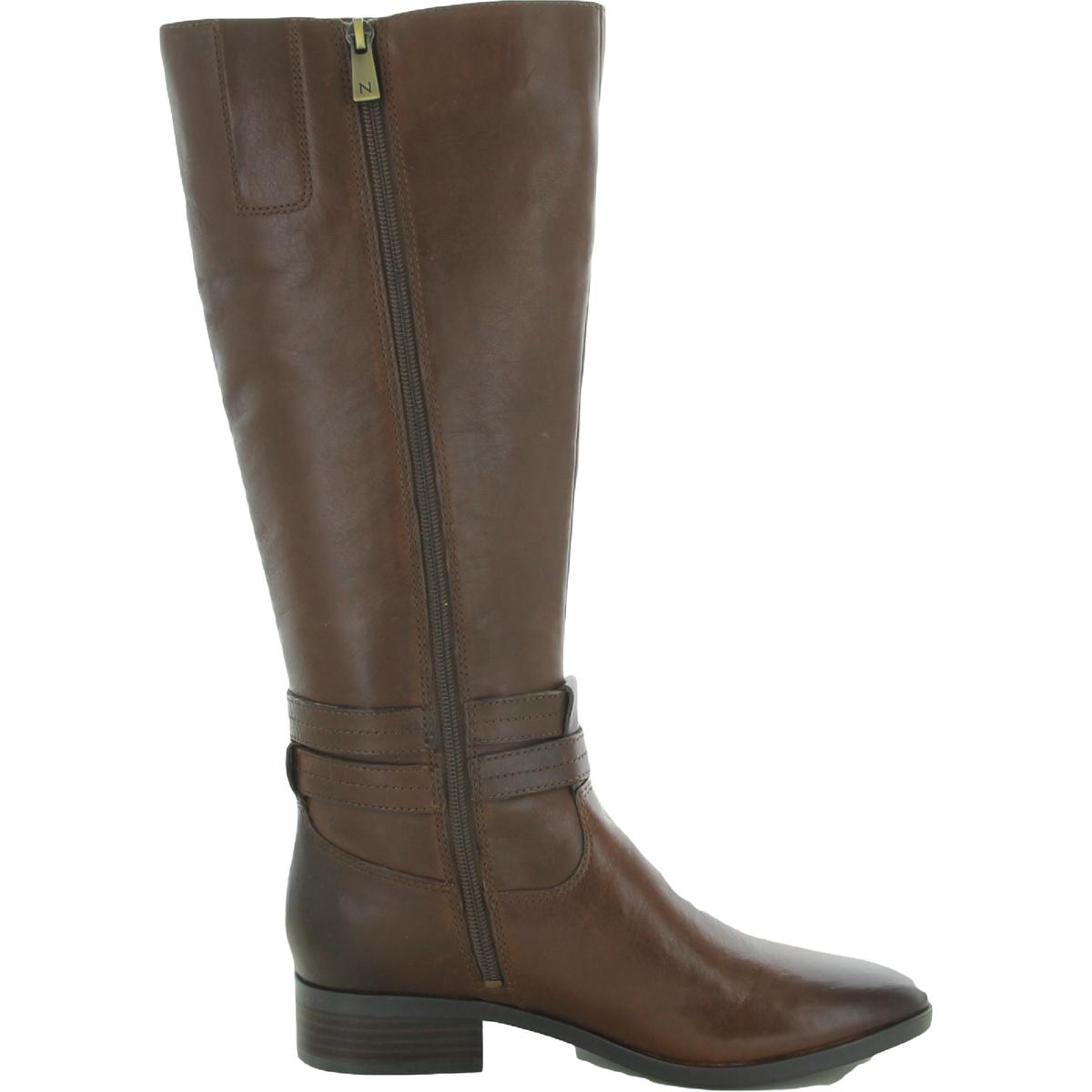 Naturalizer REID Womens Leather Wide Calf Knee-High Boots