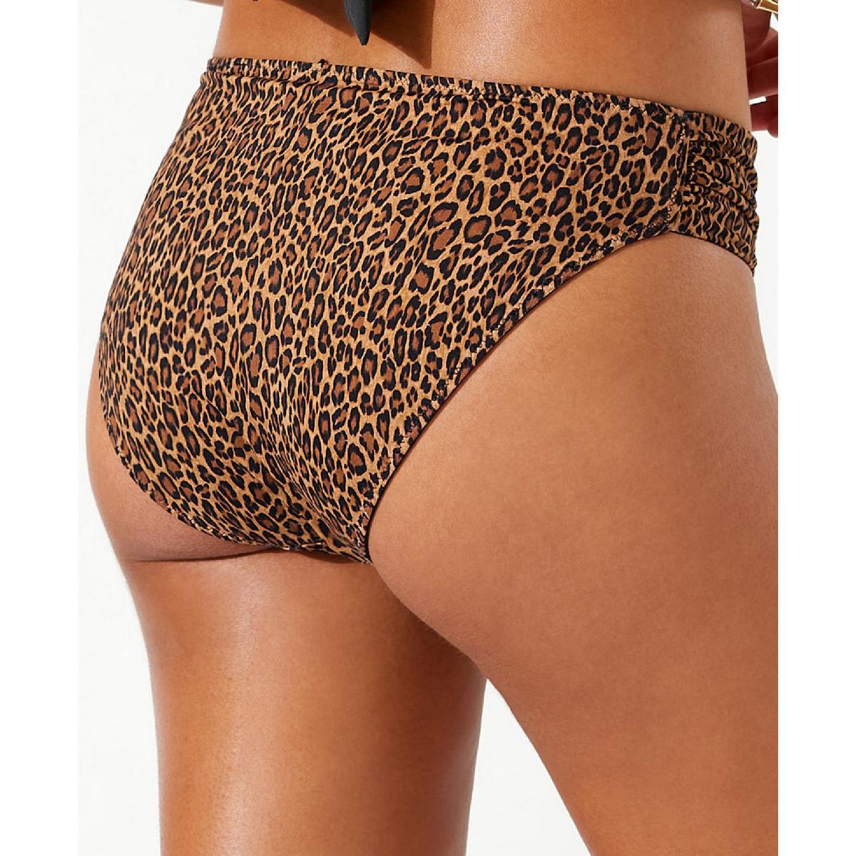 Tommy Bahama Sun Cat Womens Leopard Print UPF 50 UV Protection Bikini Swimsuit