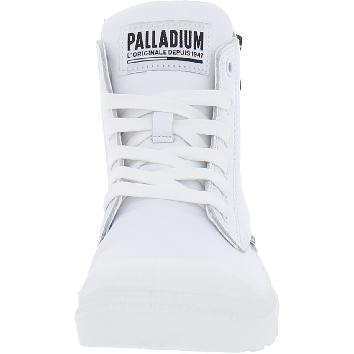 Palladium Pampa UBN Womens Leather Lace-Up High-Top Sneakers