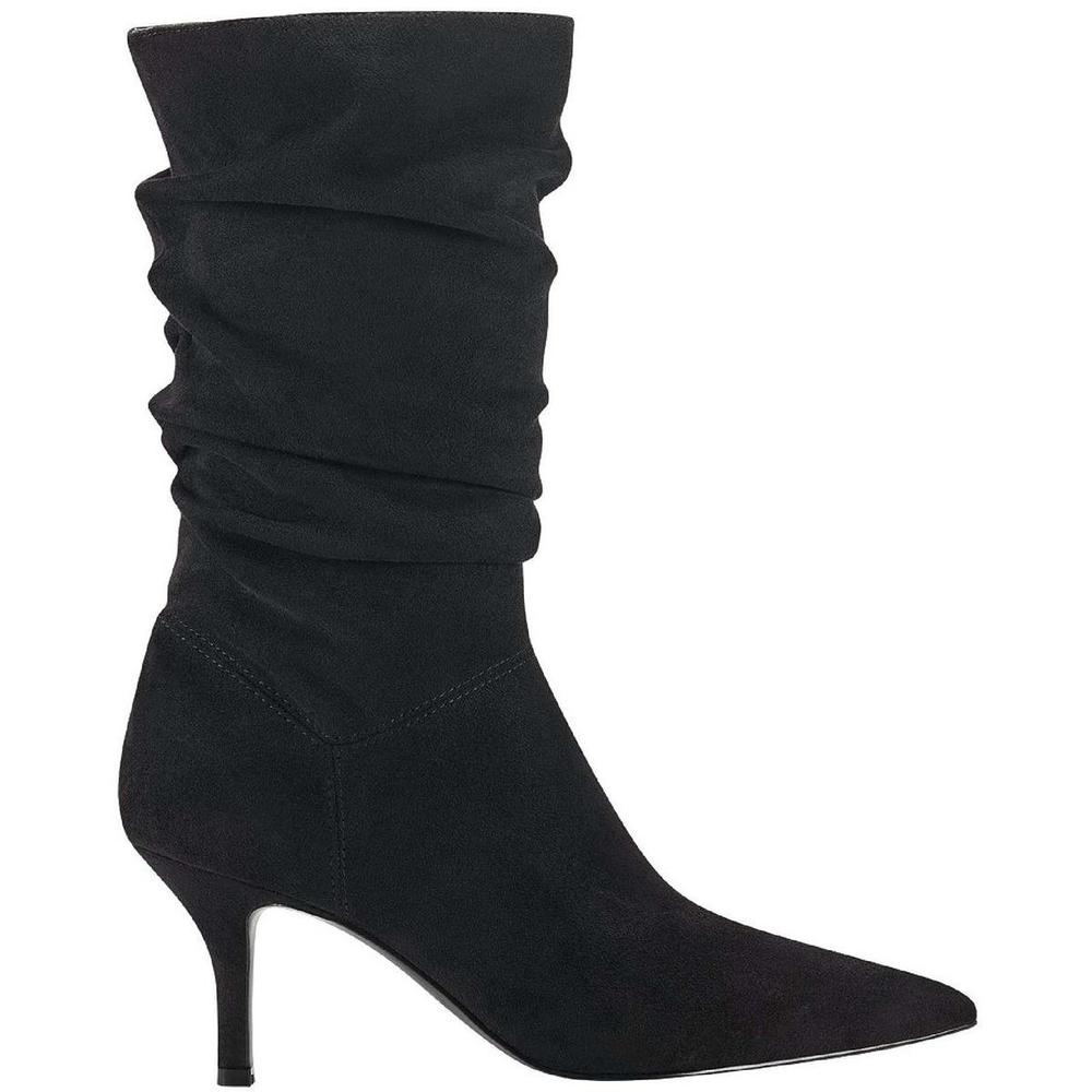 Marc Fisher Manya Womens Laceless Pull On Mid-Calf Boots