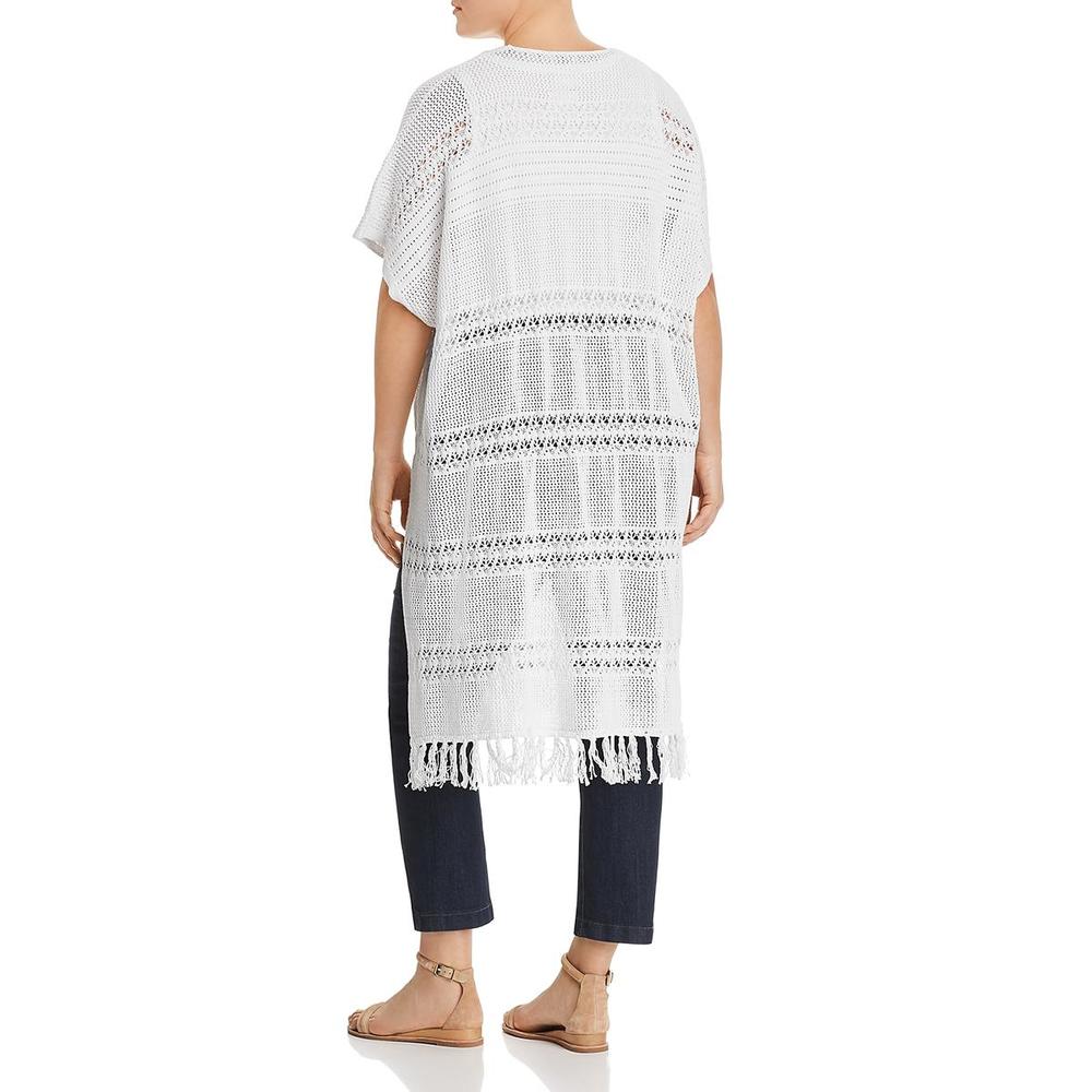 Lysse Leggings Plus Womens Crochet Wrap Cardigan Sweater