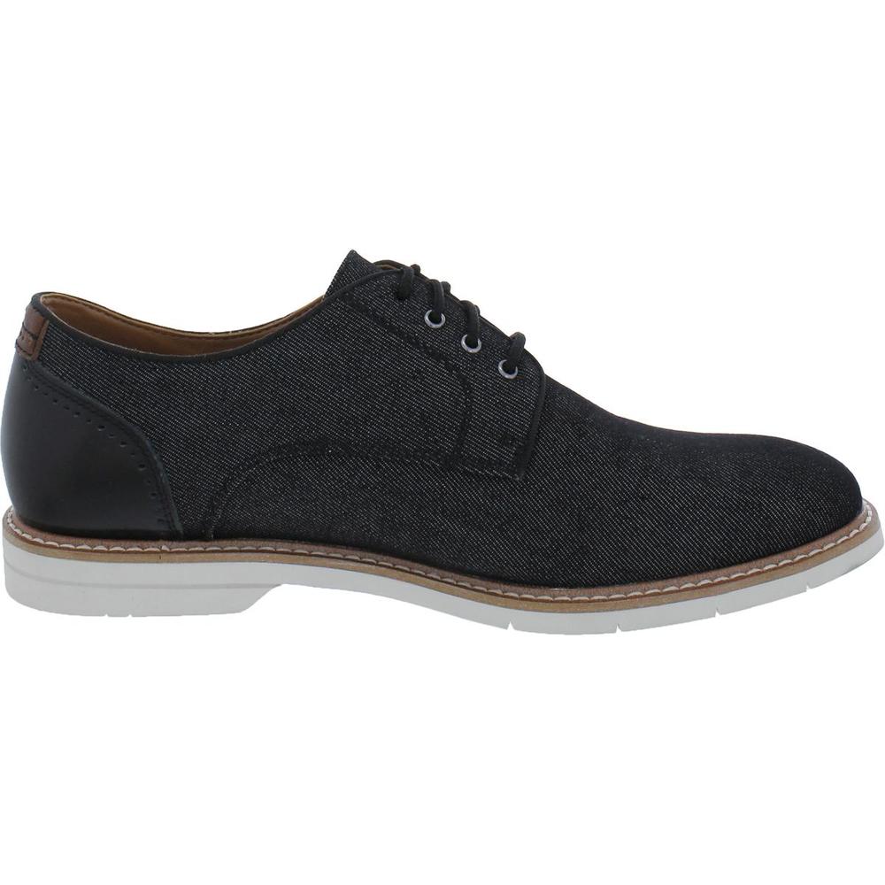Steve Madden Nevelle Mens Leather Textured Derby Shoes