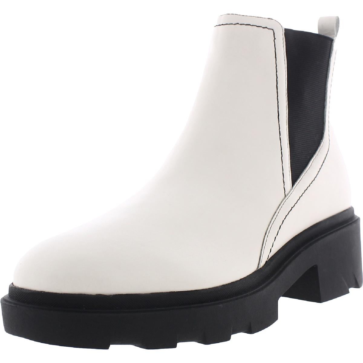 Marc Fisher Wade Womens Leather Ankle Chelsea Boots