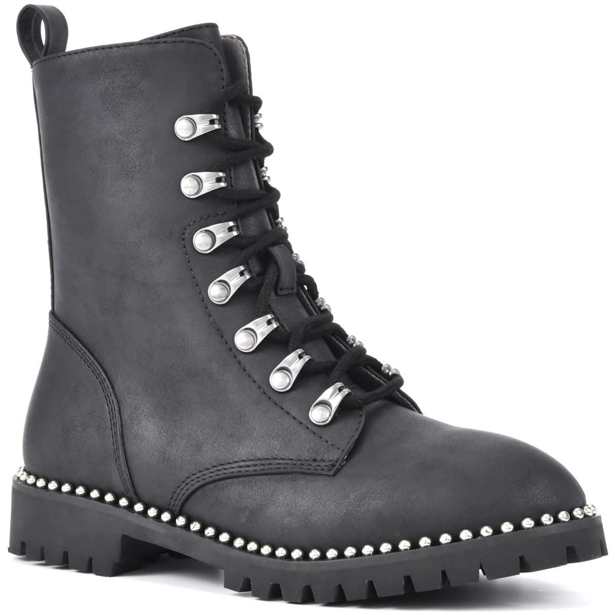 Seven Dials Santino Womens Casual Fashion Combat & Lace-up Boots