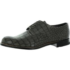 Stacy Adams Madison Mens Leather Animal Print Oxfords