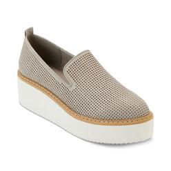 DKNY Bari Slip On Sneaker Womens Perforated Platform Casual and Fashion Sneakers