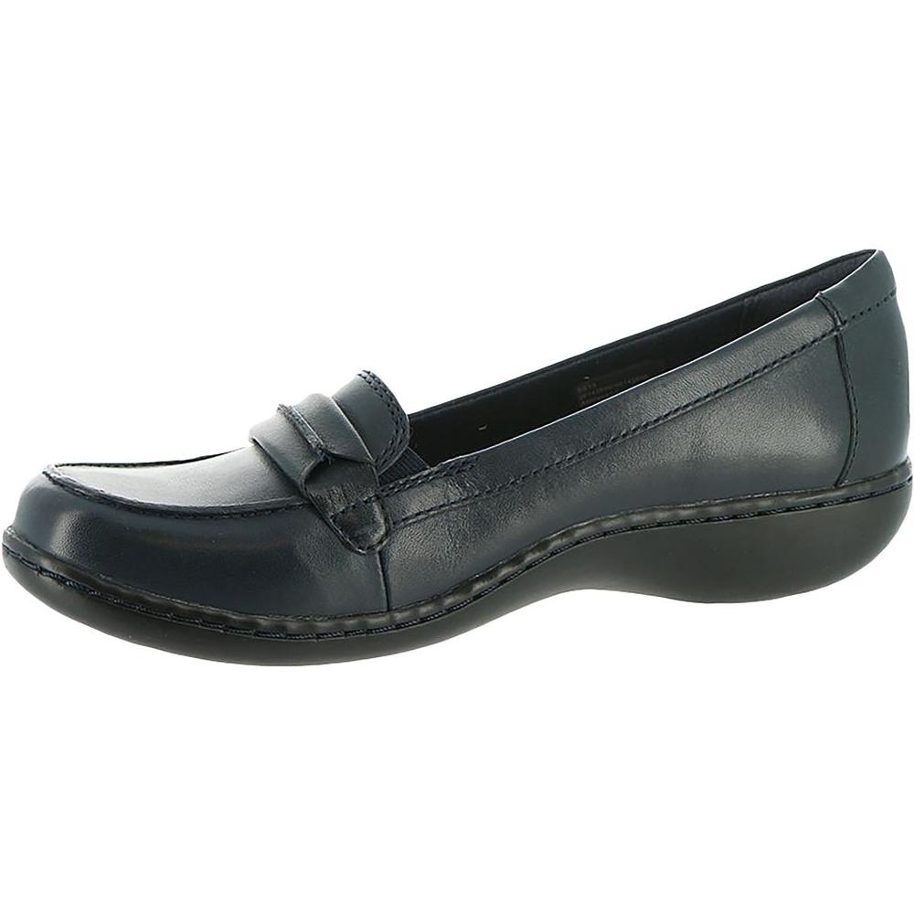 Clarks Ashland Lily Womens Leather Slip On Loafers