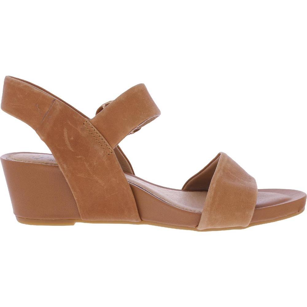 Sofft Vaya  Womens Leather Pebbled Wedge Sandals