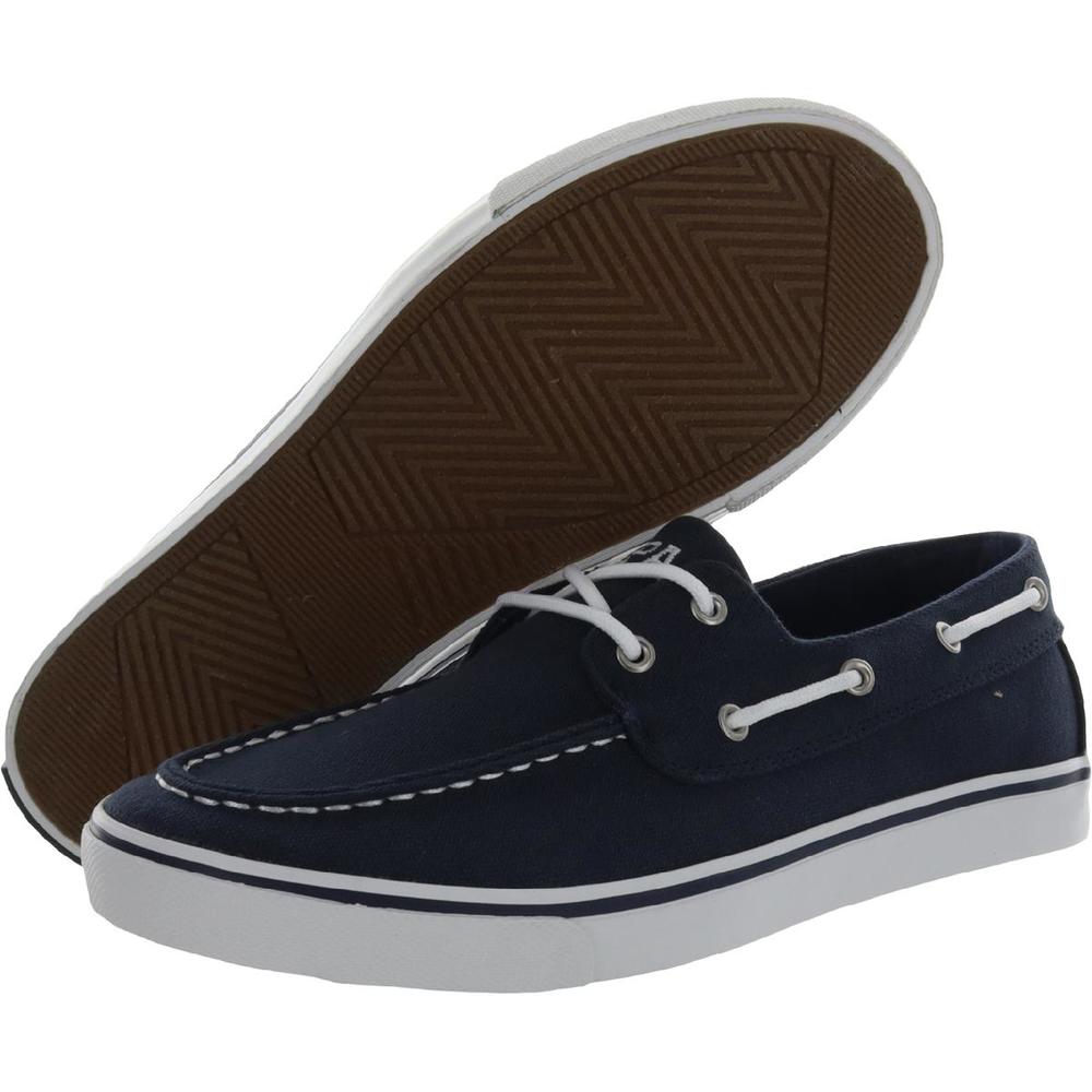 U.S. Polo Assn. Starboard Mens Canvas Slip-On Boat Shoes