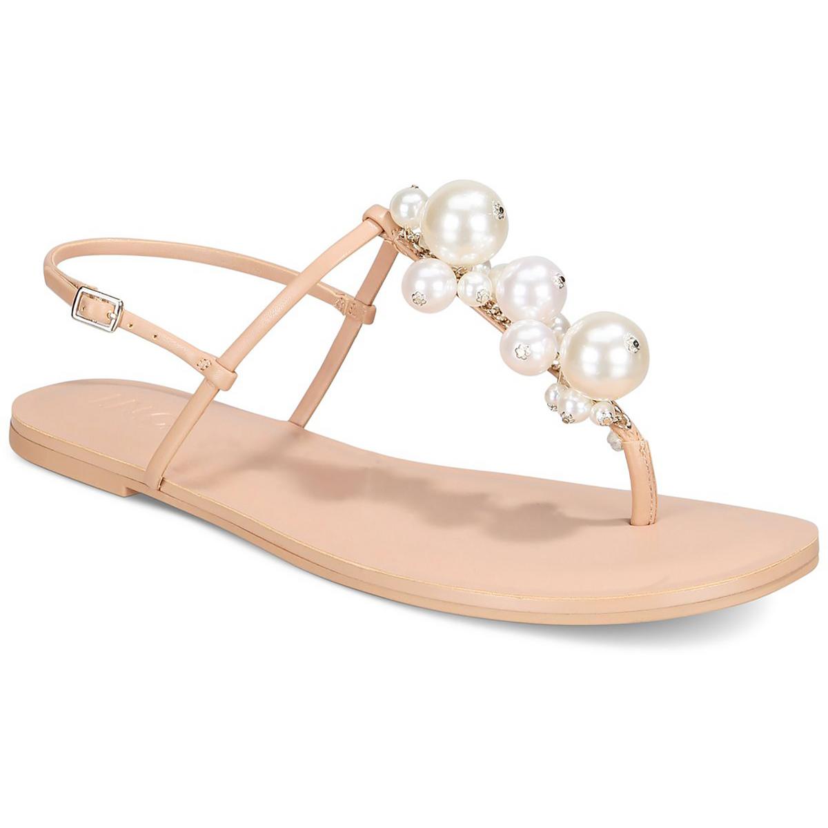 International Concepts Paeryn  Womens Thong Pearl Slingback Sandals