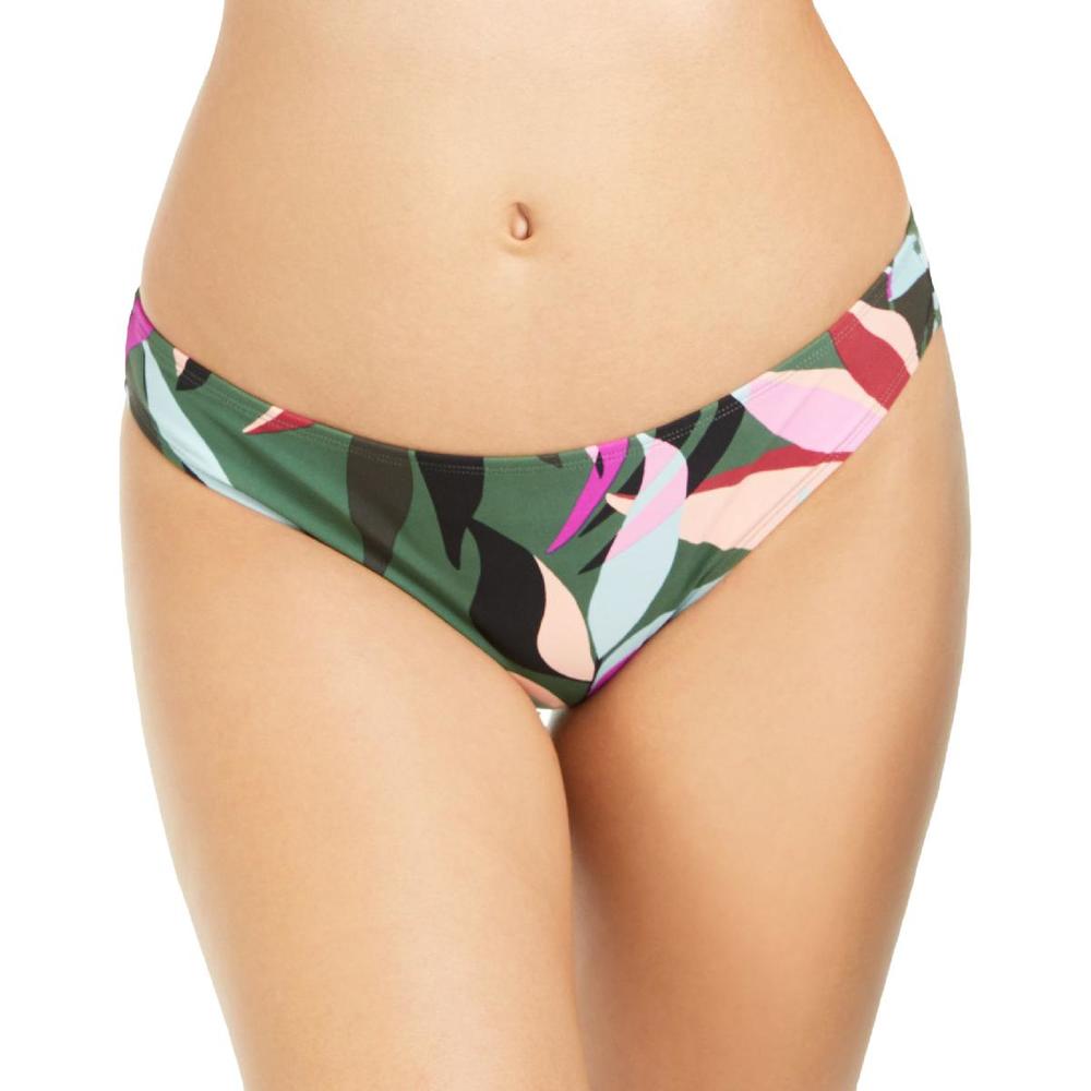 Hula Honey Juniors Hyper Tropics Womens Printed Hipster Swim Bottom Separates