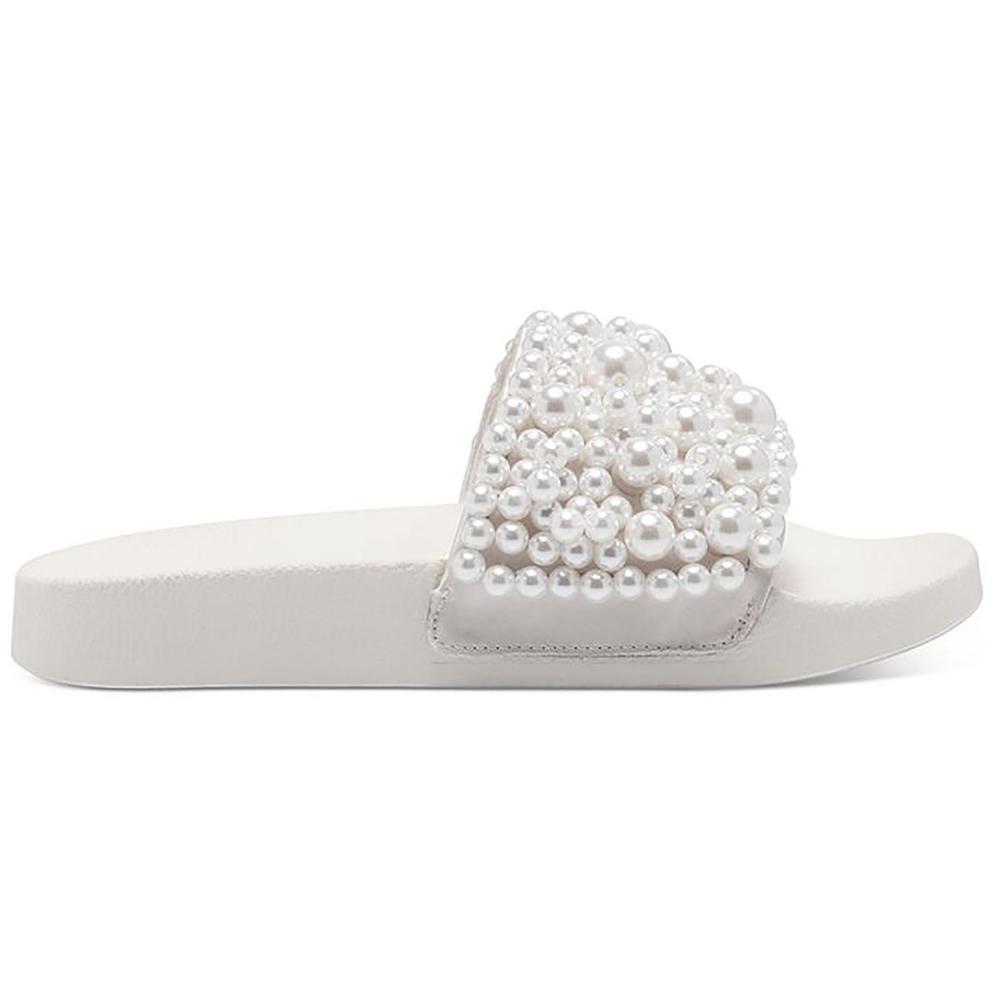International Concepts Peymin 73 Womens Embellished Pearls Slide Sandals