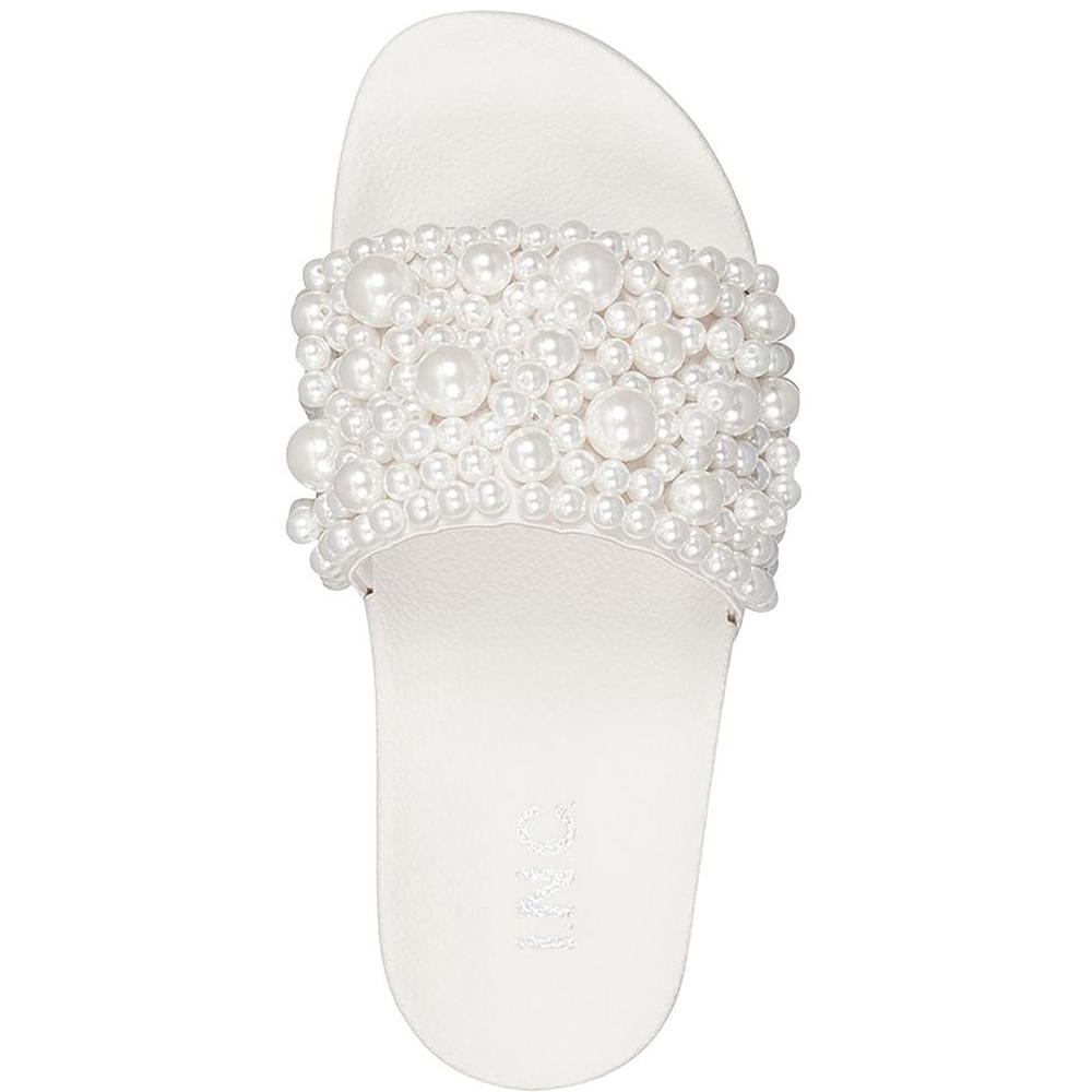International Concepts Peymin 73 Womens Embellished Pearls Slide Sandals