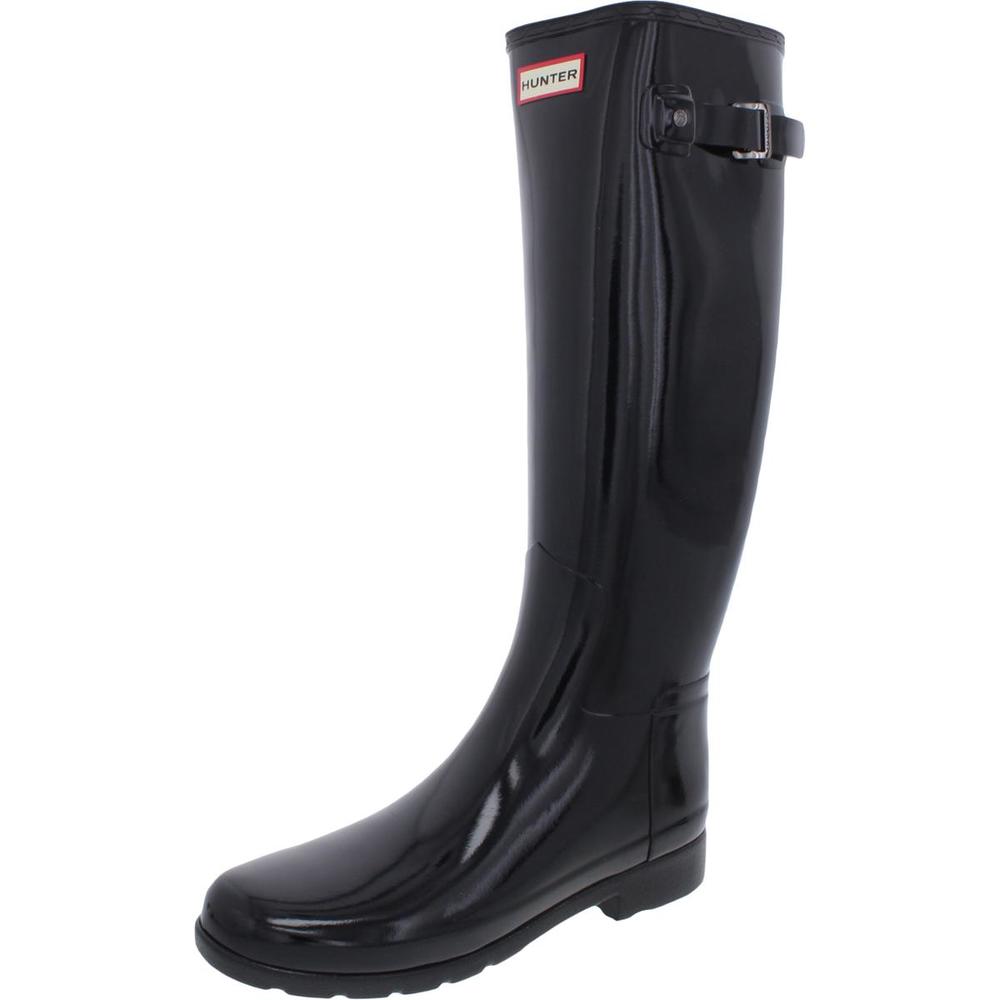 Hunter Original Refined Gloss Womens Tall Outdoor Rain Boots