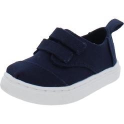 TOMS Tiny Cordones Cupsole Boys Adjustable Double Strap Slip-On Sneakers