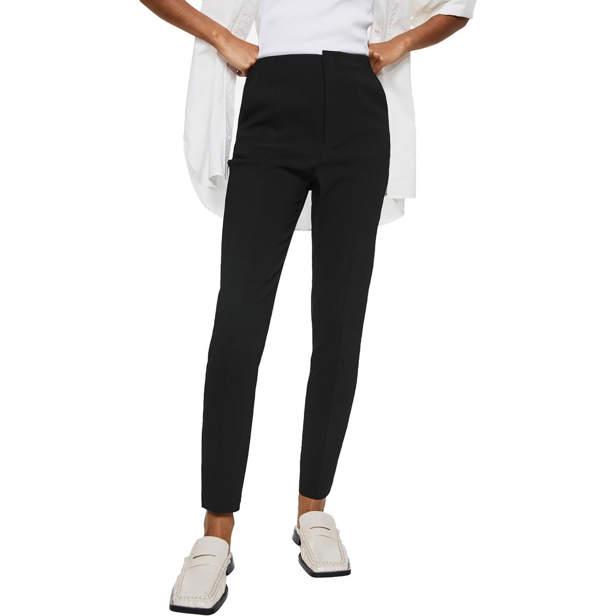 MNG Womens High Rise Business Skinny Pants