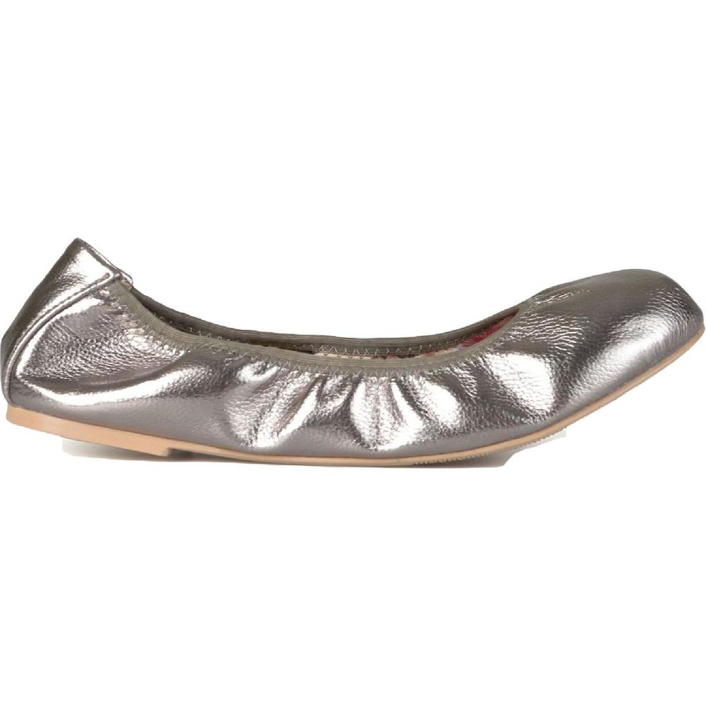 Journee Collection Lindy Womens Faux Leather Round Toe Ballet Flats