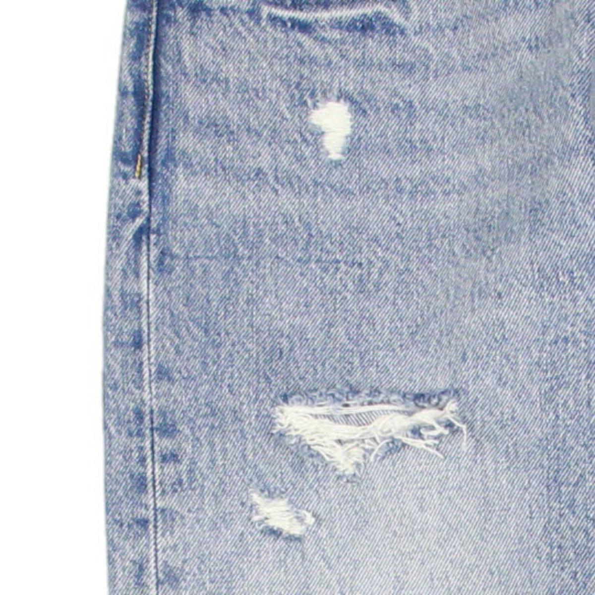 Levi's 501 Womens Destructed Button Fly Skinny Jeans