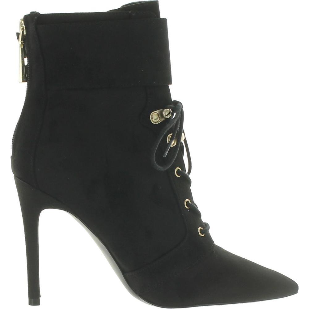 Guess Bossi 3 Womens Faux Suede Pointed Toe Ankle Boots