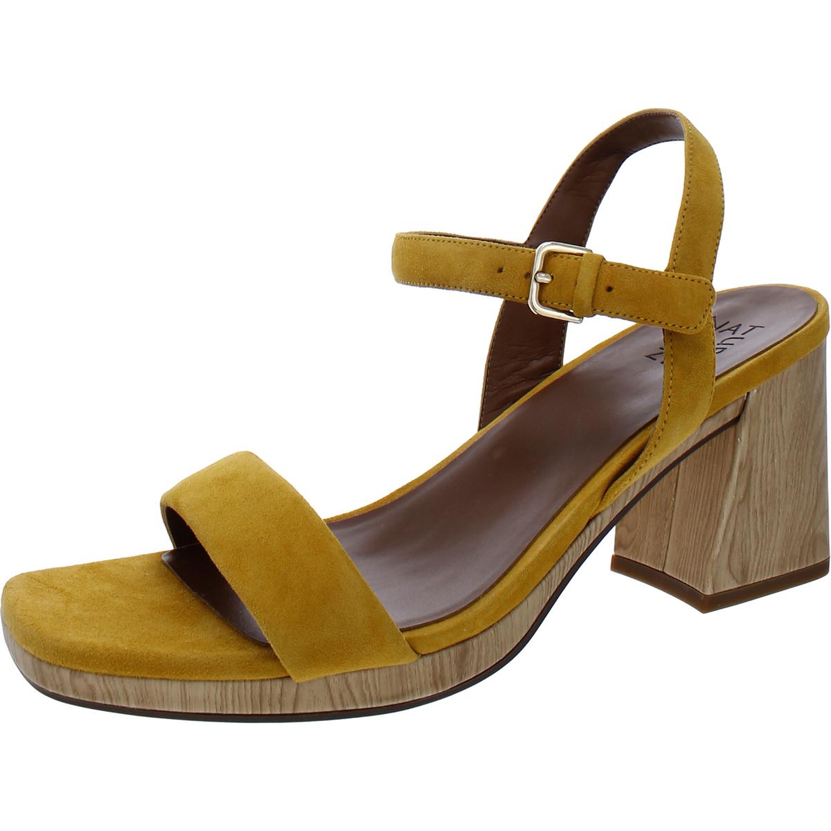 Naturalizer Rose Womens Padded Insole Ankle Strap Heel Sandals