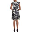 Connected Apparel Petites Womens Chiffon Floral Sheath Dress Connected Apparel Petites Womens Chiffon Floral Sheath Dress