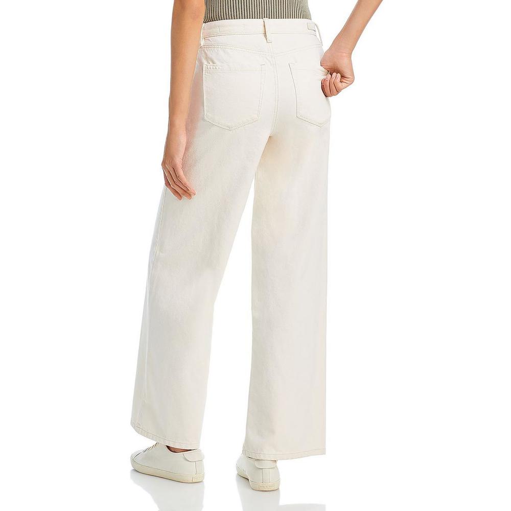 [BLANKNYC] The Franklin Womens Cotton High Rise Wide Leg Jeans