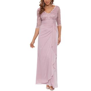 B&A by Betsy and Adam Womens Lace Evening Dress B&A by Betsy and Adam Womens Lace Evening Dress