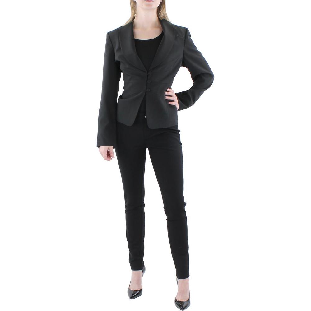 Le Suit Womens Knit Long Sleeves Suit Jacket