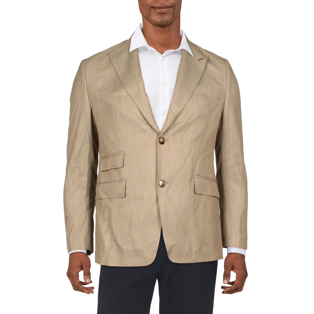TAYION BY MONTEE HOLLAND Mens Wool Blend Classic Fit Suit Jacket