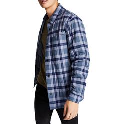 AND NOW THIS Mens Flannel Plaid Shirt Jacket