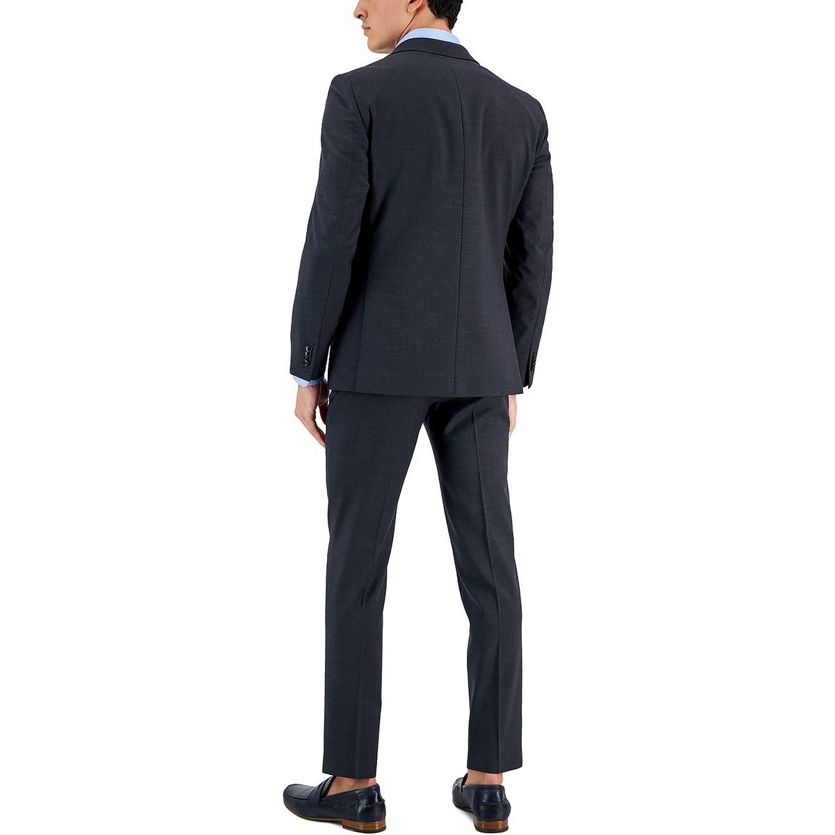 Tommy Hilfiger Adams Mens Wool Blend Modern Fit Suit Jacket