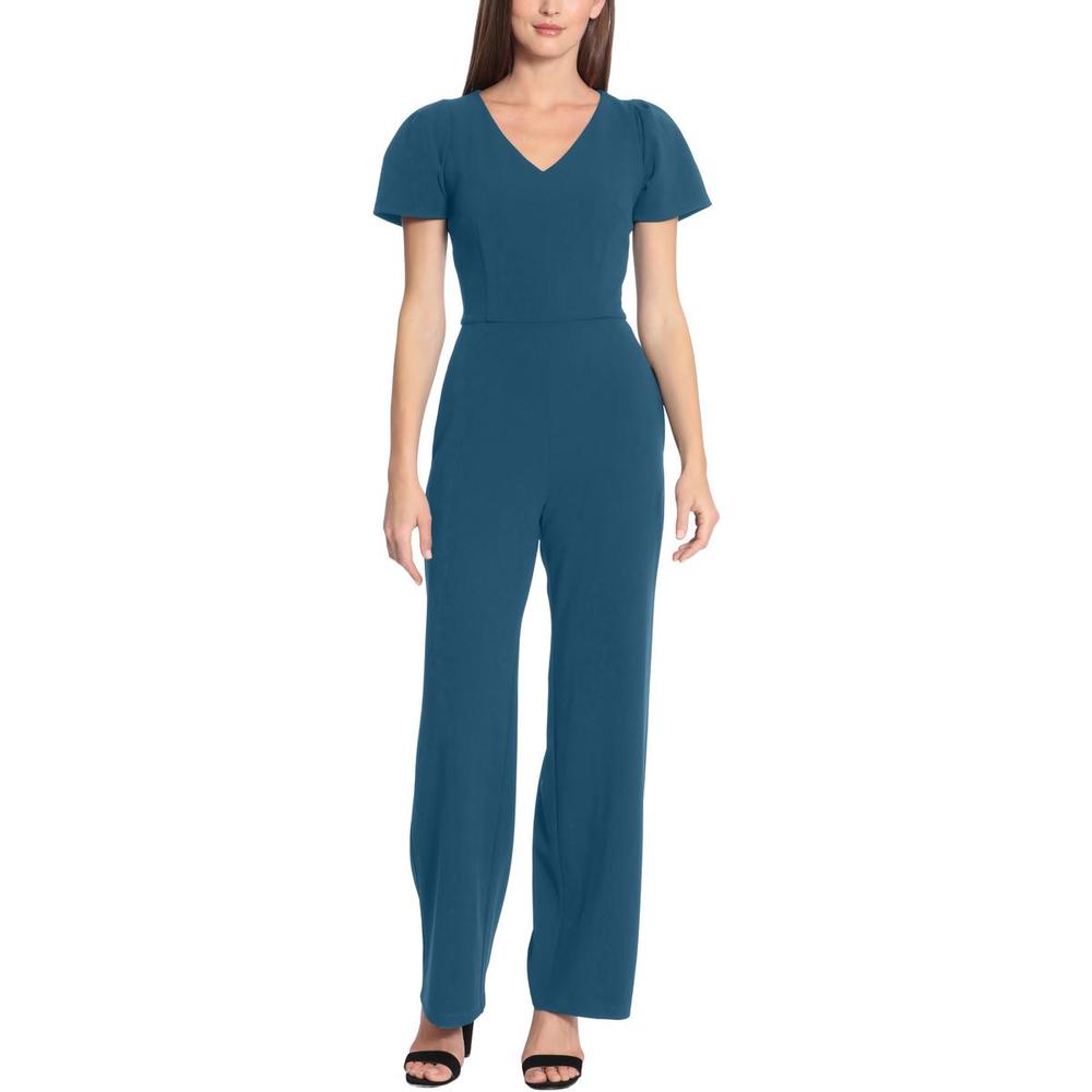 Maggy London Womens Crepe Formal Jumpsuit